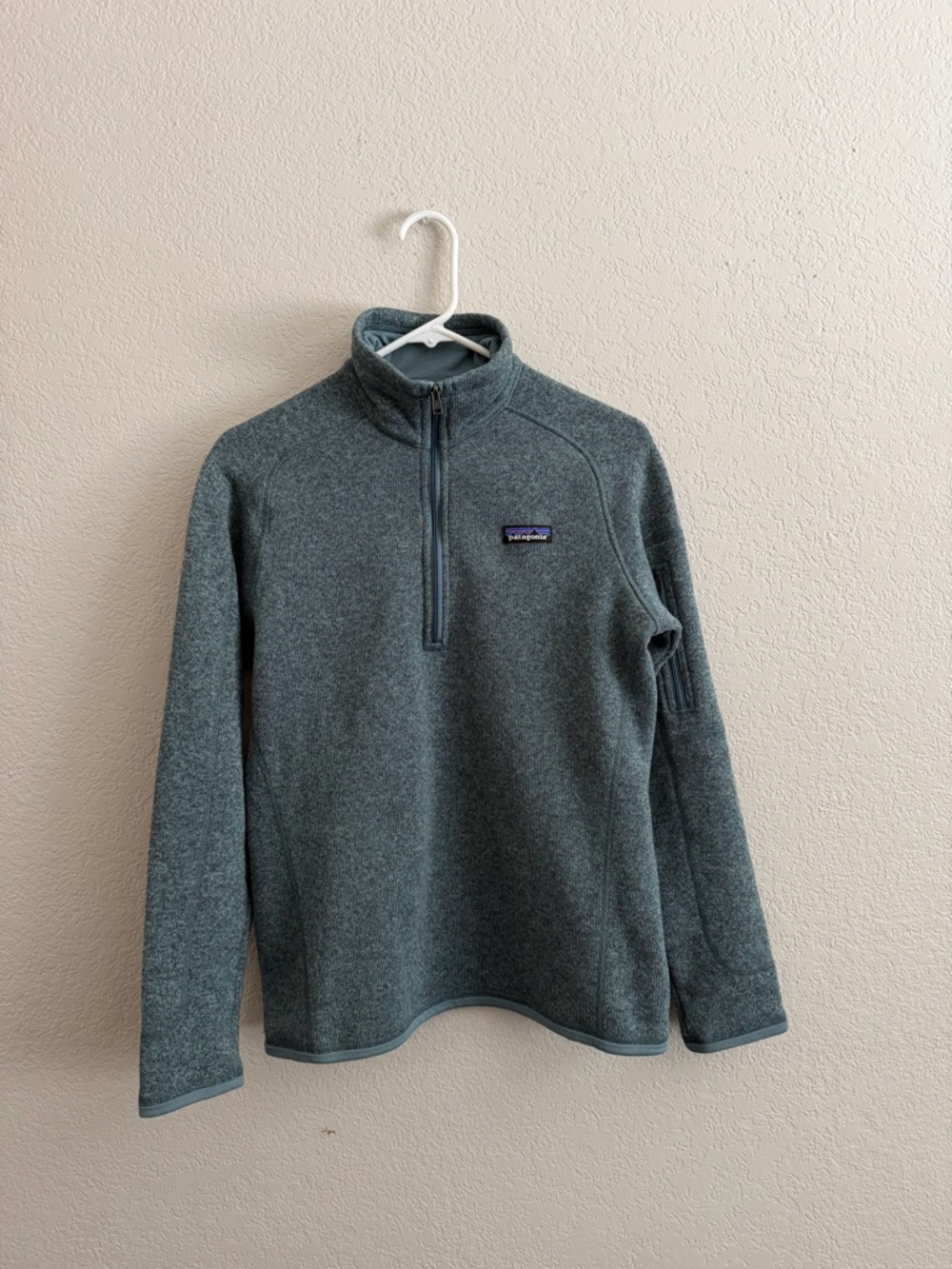Patagonia women’s better sweater 1/4 zip pullover size M